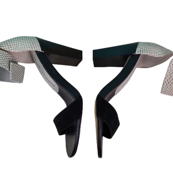 Chinese Laundry 4" heels, women's size 8.5, black and grey - Picture 6 of 7